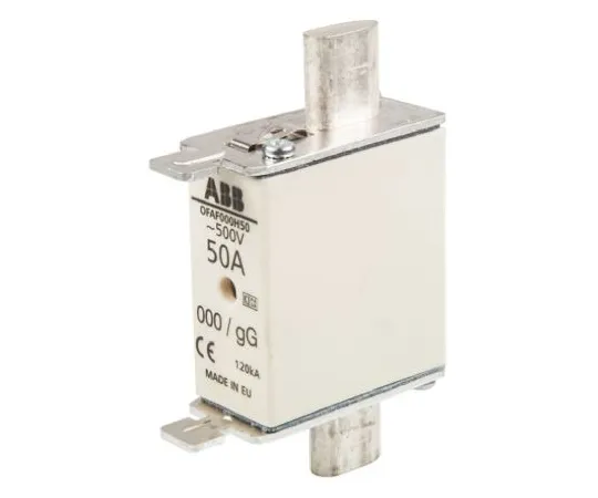 64-0646-42　ABB 50A 0 HRC Centred Tag F***, gG, 500V　OFAF000H50  1SCA022627R1210