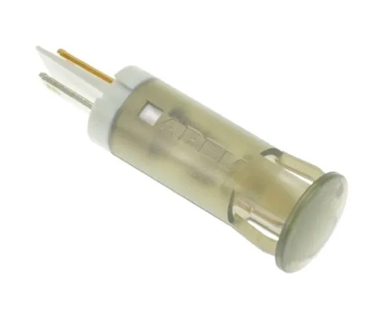 64-0675-58　Apem White Indicator, Faston, Solder Lug Termination, 12 V dc, 10mm Mounting Hole Size　QS101XXW12