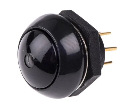 64-1343-83　Otto Single Pole Double Throw (SPDT) Momentary Green LED Push Button Switch, IP68S, Panel Mount, 28V dc　LP9-11231G22