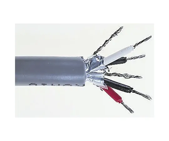 64-1351-68　RS PRO 2 Pair Tinned Copper Multipair Industrial Cable(Euroclass Eca) Grey　812-4731