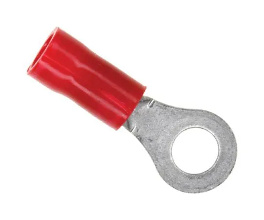 64-1268-67　TE Connectivity PLASTI-GRIP Series Insulated Crimp Ring Terminal, M4 Stud Size, 0.26mm² to 1.65mm² Wire Size, Red　2-34148-1