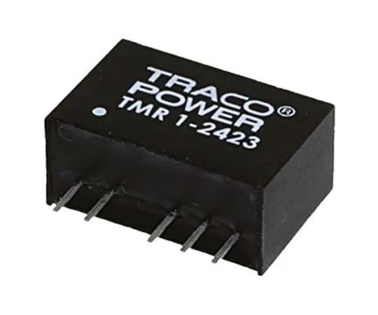 64-0650-34　TRACOPOWER TMR 1 1W Isolated DC-DC Converter Through Hole, Voltage in 36 → 75 V dc, Voltage out 5V dc　TMR 1-4811