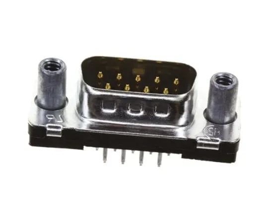 64-1267-63　TE Connectivity Amplimite HD-20 Series, 9 Way PCB D-sub Connector Plug, 2.743mm Pitch, with 4-40 UNC, Female Screw Lock　1-5747871-4