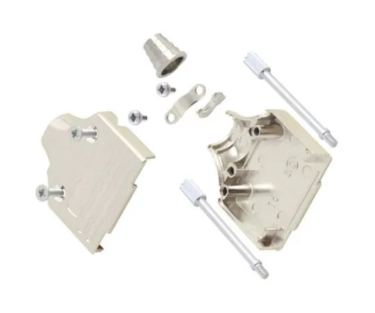 64-1410-89　MH Connectors MHEE Series Zinc D-sub Connector Backshell, 37 Way, Strain Relief　MHEE-37-K