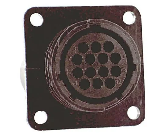 64-0657-43　TE Connectivity CPC Series 1 Series Flange Mount Connector, 14 contacts Socket　796272-1