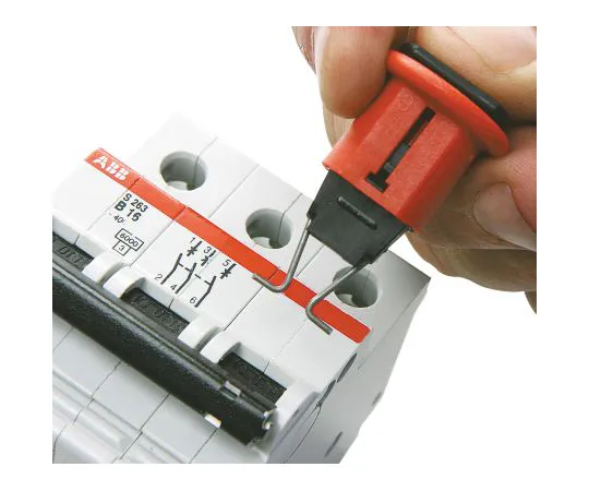 64-1340-01　1 Lock, 7mm Shackle Glass Fibre Reinforced Plastic, Stainless Steel Circuit Breaker Lockout　090845