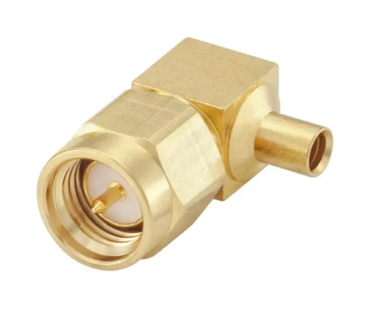 64-1398-12　Rosenberger Right Angle 50Ω Cable Mount SMA Plug, Solder Termination Semi Rigid　32S206-271L5