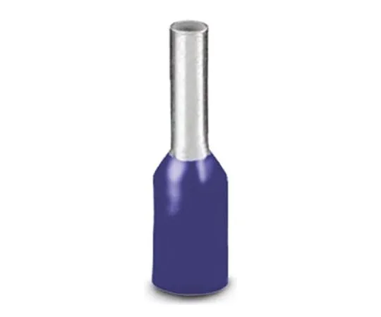 64-1308-13　Phoenix Contact AI2.5 - 8 BU Series Insulated Crimp Bootlace Ferrule, 8mm Pin Length, 2.3mm Pin Diameter, 2.5mm² Wire　3200522