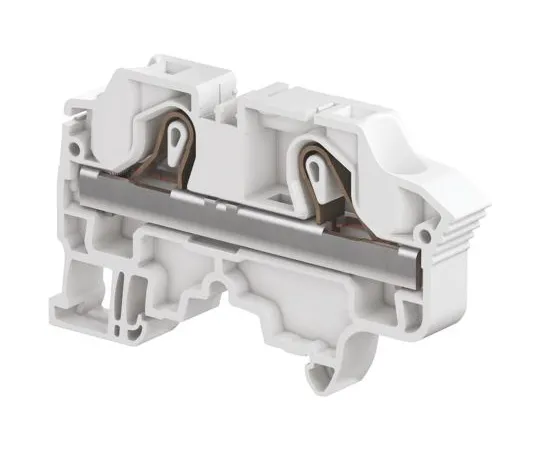 64-1374-76　Entrelec, ZK10 Series , 1 kV Standard Din Rail Terminal, Spring Clamp Termination　1SNK710010R0000