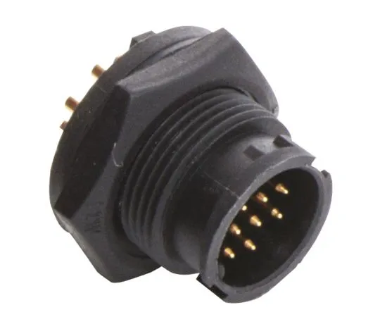 64-1340-84　Amphenol BU Series Panel Mount Connector, 12 contacts Plug　BU-12PMMS-LC7001