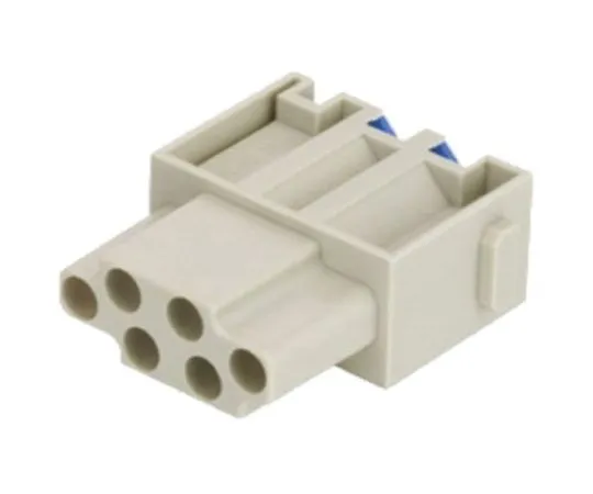 64-0662-47　Han-Modular Series Female Module, 6 Way, 2 Row, Rated At 16A, 500 V, For Use With Han E Quick Lock Module, Han E Quick　09140062733