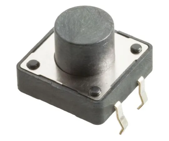 64-0669-47　Black Button Tactile Switch, Single Pole Single Throw (SPST) 50 mA @ 12 V dc 5mm Through Hole　430476085716