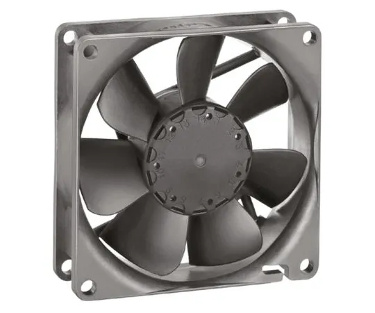 64-1402-84　ebm-papst 8400N Series Axial Fan, 80 x 80 x 25.4mm, 69m³/h, 1.7W, 12 V dc　8412NR