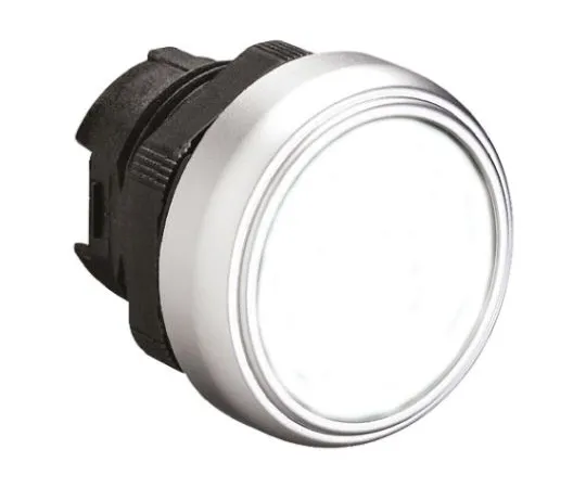 64-1249-53　Lovato Platinum Series, White Push Button Head, Spring Return, 22.3mm Cutout　LPCB108