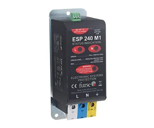 64-1247-47　WJ Furse ESP M1 Series 280 V Maximum Voltage Rating 6.25 kA, 80 kA Maximum Surge Current Mains Surge Protector, Panel　7TCA085460R0089  ESP 240M1
