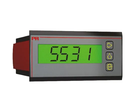 64-1274-25　PR Electronics LCD Digital Ammeter 4-Digits DC -20°C to +60°C, 44.5 x 91.5 mm　5531A