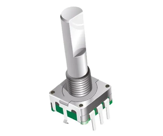 64-0656-74　Bourns 12 Pulse Incremental Mechanical Rotary Encoder with a 6 mm Flat Shaft (Not Indexed), Through Hole　PEC11R-4020F-N0012
