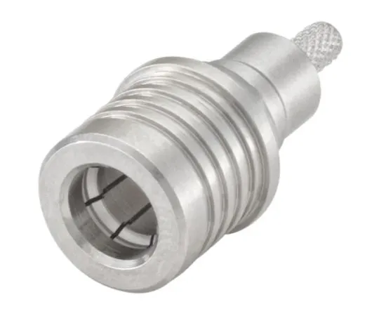 64-1398-30　Rosenberger 50Ω Cable Mount QMA Connector Plug, Crimp, Solder Termination, RG174 A/U, RG188 A/U, RG316/U　28S107-302N5