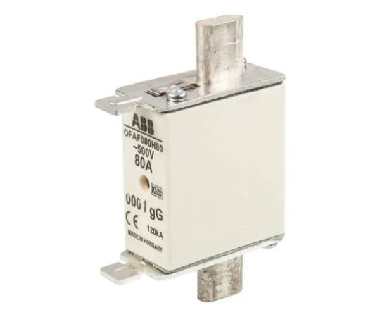 64-0646-45　ABB 80A 0 HRC Centred Tag F***, gG, 500V　OFAF000H80  1SCA022627R1470