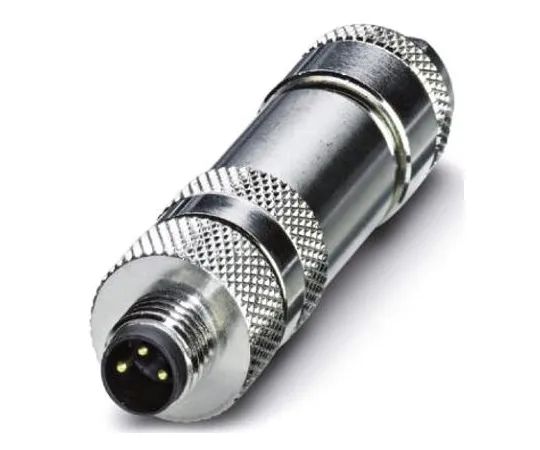 64-1291-83　Phoenix Contact SACC-M 8MS-3CON-M-0.34-SH Series M8 Cable Mount Connector, 3 contacts Plug　1542884