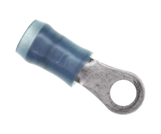 64-1268-63　TE Connectivity PIDG Series Insulated Crimp Ring Terminal, M3.5 Stud Size, 1mm² to 2.6mm² Wire Size, Blue　50881