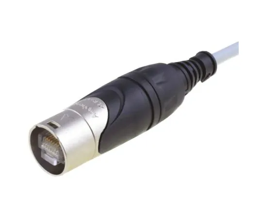 64-1361-17　Amphenol 8 Way Through Hole XLR Connector, Male, Nickel Plated Contacts　RJX8M