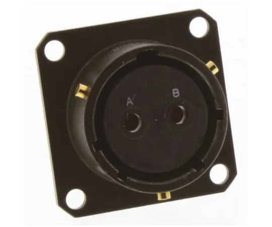 64-1362-09　Amphenol 62GB Series, 2 Way Flange Mount MIL Spec Circular Connector Receptacle, Socket Contacts,Shell Size 14, Bayonet　62GB-50T14-02SN