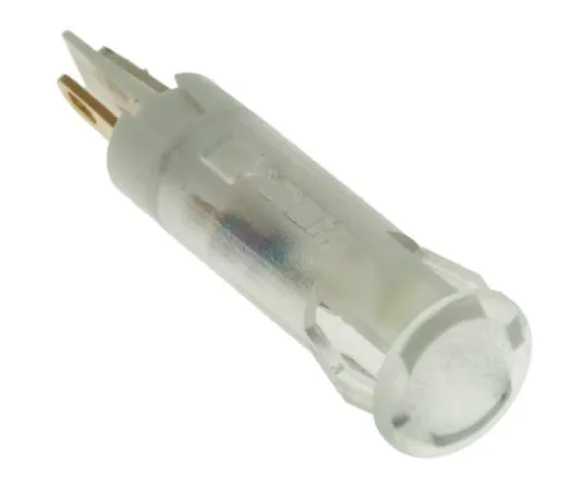 64-0674-78　Apem White Indicator, Faston, Solder Lug Termination, 12 V dc, 6mm Mounting Hole Size　QS61XXW12