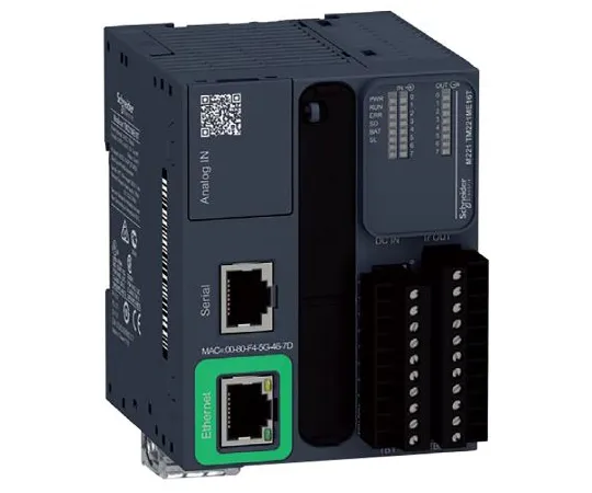 64-1321-65　Schneider Electric Modicon M221 PLC CPU, Ethernet, ModBus, Profibus DP, USB Networking Mini USB Interface, 10000 Steps　TM221ME16R