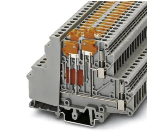 64-1307-64　Phoenix Contact, UDMTK 5-P/P Series , 400 V Disconnect Terminal Block, Screw Termination　3101087