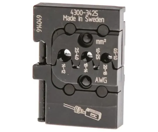 64-1332-99　Pressmaster MCT Series, Crimp Die Set, Timer with Wire Seal, Wire size 0.5 → 1.00 mm², 1 → 2.5 mm², 2.5　4300-3425/AAB