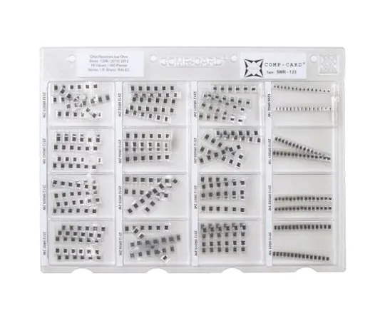 64-1247-39　Nova SMR12 Thick Film SMT 16 Resistor Kit, with 480 pieces, 0.001 → 0.075Ω　SMR-123