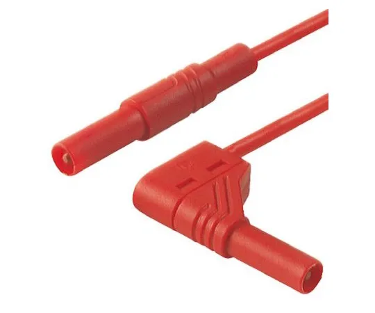 64-0681-46　Hirschmann Test & Measurement Test lead, 32A, 1000V ac/dc, Red, 1m Lead Length　934083101