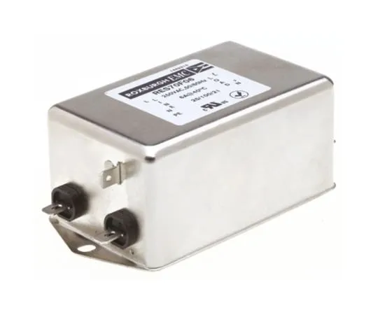 64-1323-10　Roxburgh EMC RES70 Series 6A 250 V ac DC → 400Hz Chassis Mount RFI Filter, with Fast-On Terminals, Single Phase　RES70F06