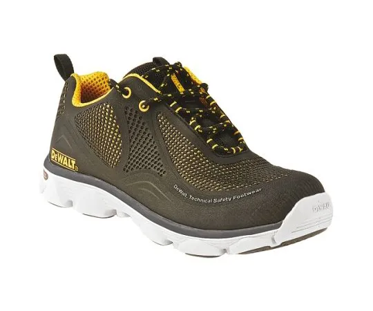 64-1278-46　DeWALT Krypton Black Steel Toe Men Safety Trainers, UK 6, US 7　Krypton/6