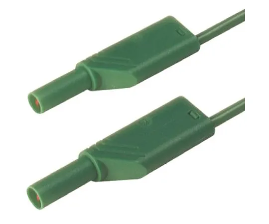 64-0681-56　Hirschmann Test & Measurement Test lead, 32A, 1000V ac/dc, Green, 50cm Lead Length　934087104