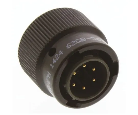 64-1362-25　Amphenol 62GB Series, 6 Way Cable Mount MIL Spec Circular Connector Plug, Pin Contacts,Shell Size 10, Bayonet Coupling,　62GB-56TG10-06PN