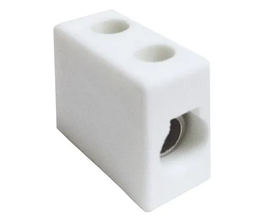 64-1357-13　RS Non-Fused Terminal Block, 1 Way/Pole, Screw Down Terminals, 6 AWG Screw Down, Ceramic, 450 V　813-3111