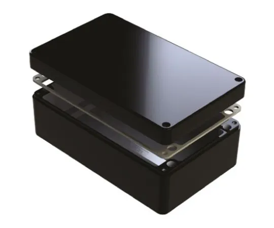 64-0676-42　Deltron 486, Aluminium Enclosure, IP68, Shielded, 220 x 120 x 80mm　487-221208E-68