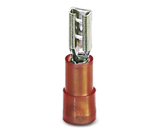64-1308-40　Phoenix Contact C-SCFI 1.5 Series Red Insulated Crimp Receptacle, 2.8 x 0.25mm, 0.5mm² to 1.5mm², 16AWG to 20AWG, Tin　3240049