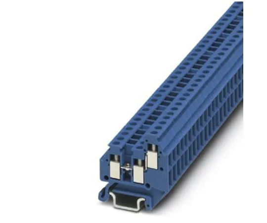 64-1304-04　Phoenix Contact, MT 1.5-TWIN BU Series , 400 V Feed Through Terminal Block, Screw Termination　3025532