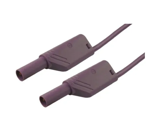 64-0681-68　Hirschmann Test & Measurement Test lead, 32A, 1000V ac/dc, Violet, 1m Lead Length　934088109