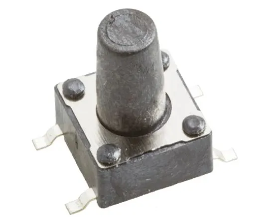 64-0669-40　Black Tactile Switch, Single Pole Single Throw (SPST) 50 mA @ 12 V dc 6.1mm Surface Mount　430182095816