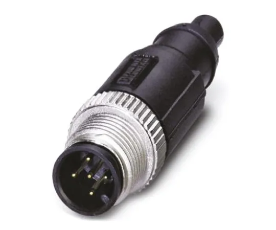 64-1302-79　Phoenix Contact SAC-5P-M12MS CAN TR Series M12 Cable Mount Connector, 5 contacts Plug　1507816