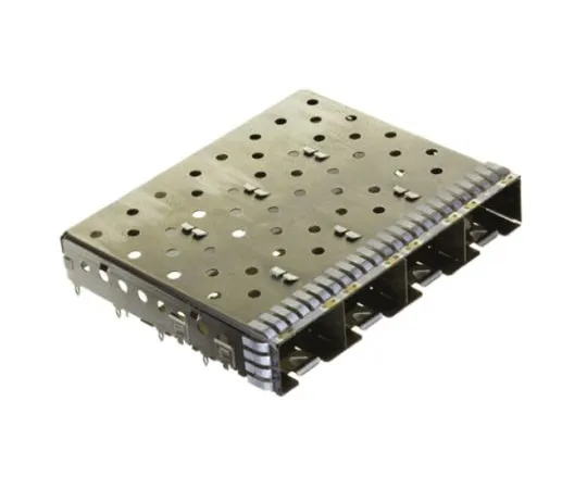 64-0680-58　TE Connectivity SFP+ Series 4 Port Straight SFP+ Cage, Press-Fit Termination　2007132-1