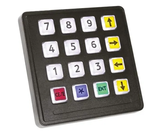 64-1261-18　Storm IP65 16 Key Polymer Illuminated Keypad　7207-161W202