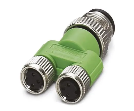 64-1299-56　Phoenix Contact SAC-3P-M12Y/2XM 8FS Series M12 Surface Mount Connector, 3 contacts Plug and Socket　1683471