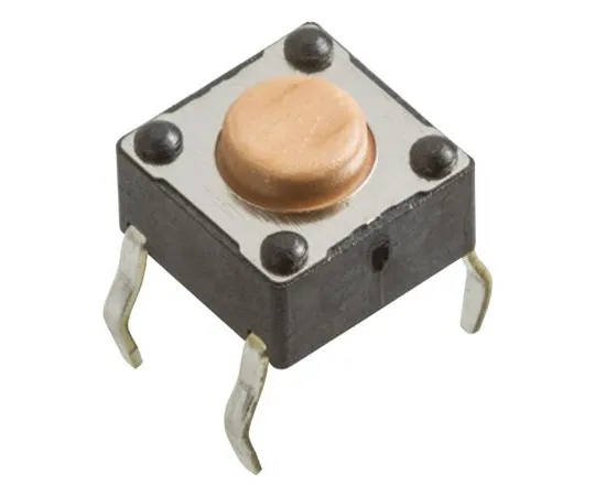 64-0669-34　Pink Tactile Switch, Single Pole Single Throw (SPST) 50 mA @ 12 V dc 0.9mm Through Hole　430156043736