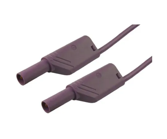 64-0681-59　Hirschmann Test & Measurement Test lead, 32A, 1000V ac/dc, Violet, 50cm Lead Length　934087109