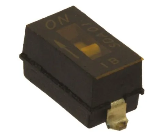 64-1260-05　1 Way Surface Mount DIP Switch SPST, Flush Actuator　SDA01H0SBR